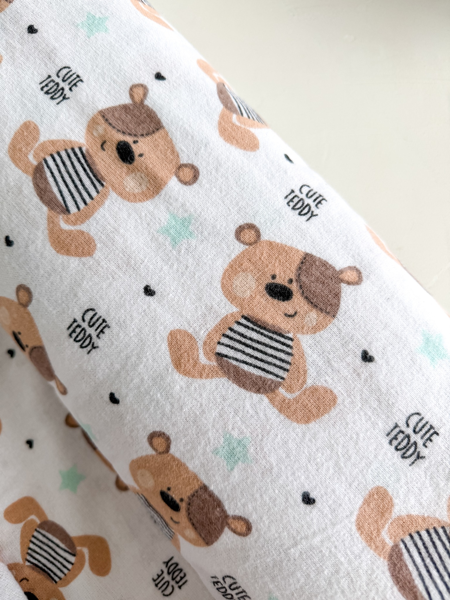 Flanele-brown-teddy Flanelė “Brown teddy” - Image 1