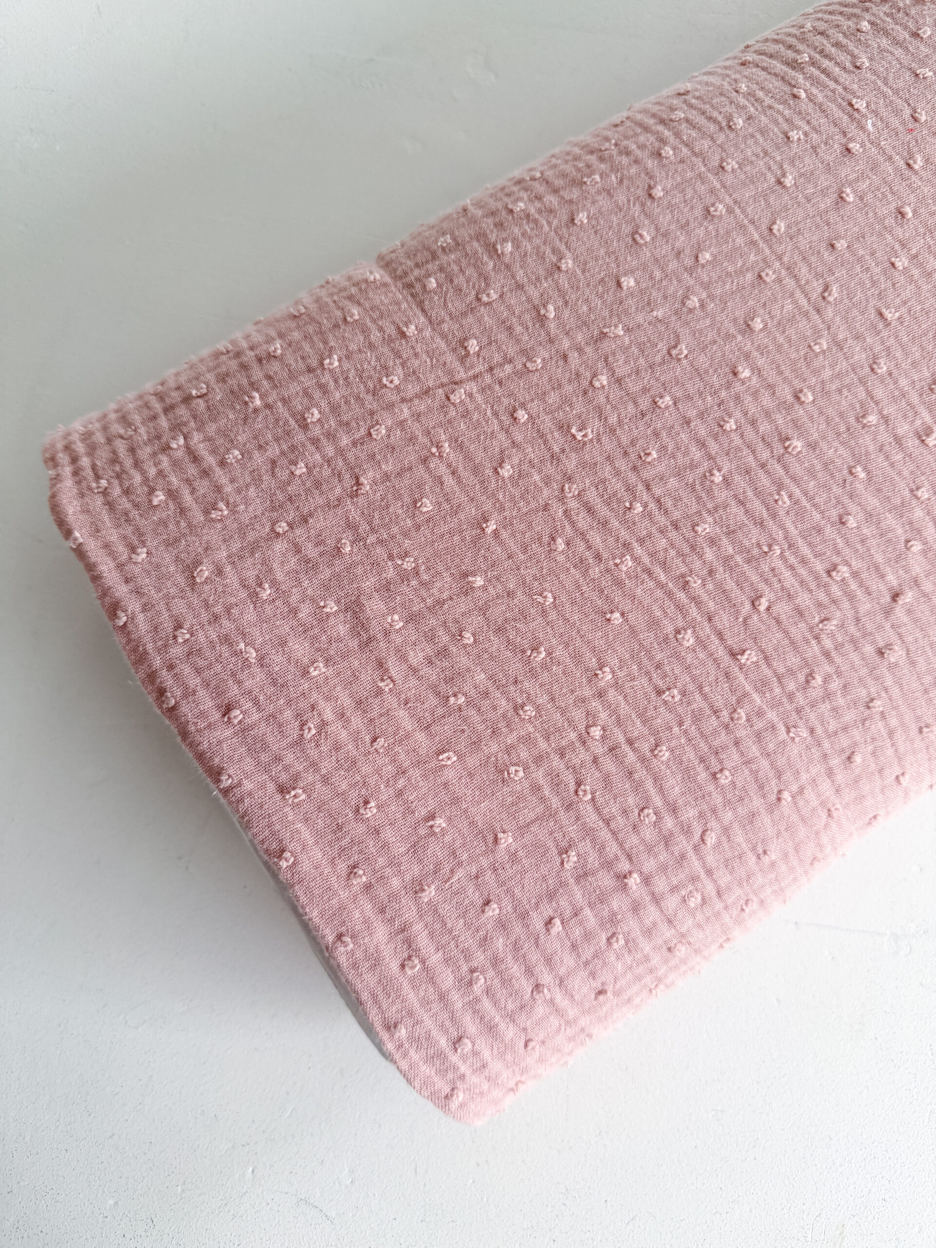 Gesintos rožinės žirneliai Muslinas double gauze “Gesintos rožinės žirneliai" - Image 1