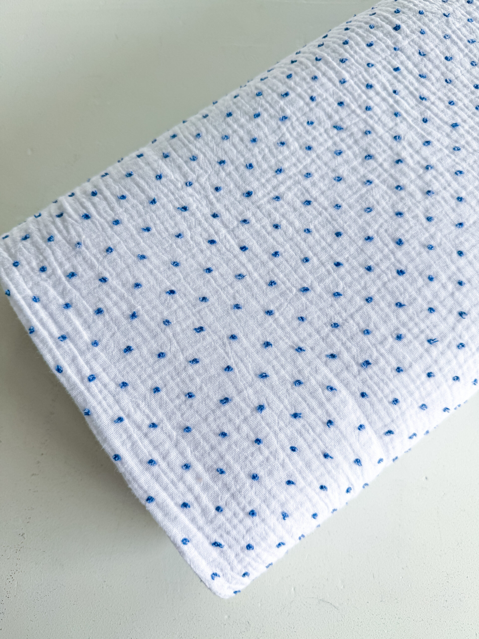 Mėlyni žirneliai Muslinas double gauze “Melsvi žirneliai" - Image 1