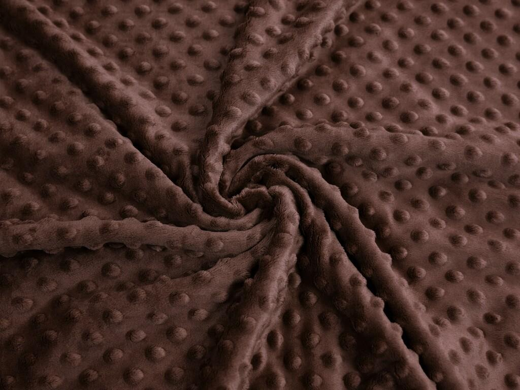 ruda Minky audinys "Šokoladinė" - Image 1